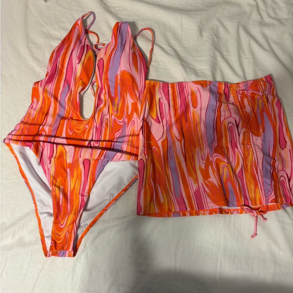 Couples swimwear.